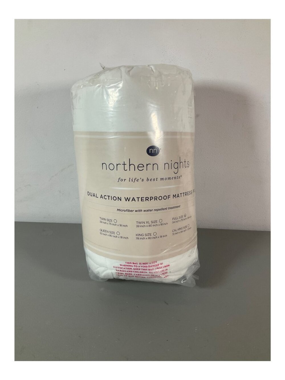 Northern Nights Dual Action Waterproof Mattress Pad, Microfiber, Multiple Sizes